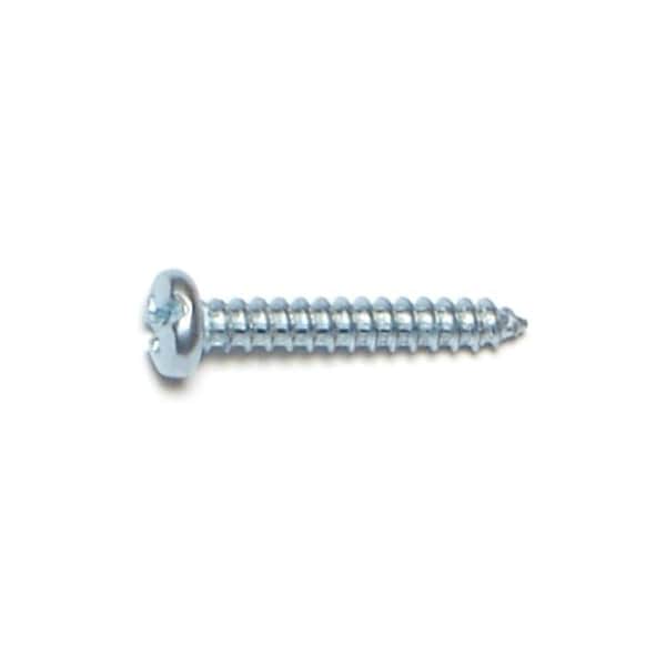 Midwest Fastener Sheet Metal Screw, #4 x 3/4 in, Zinc Plated Steel Pan Head Combination Phillips/Slotted Drive 03154 - main